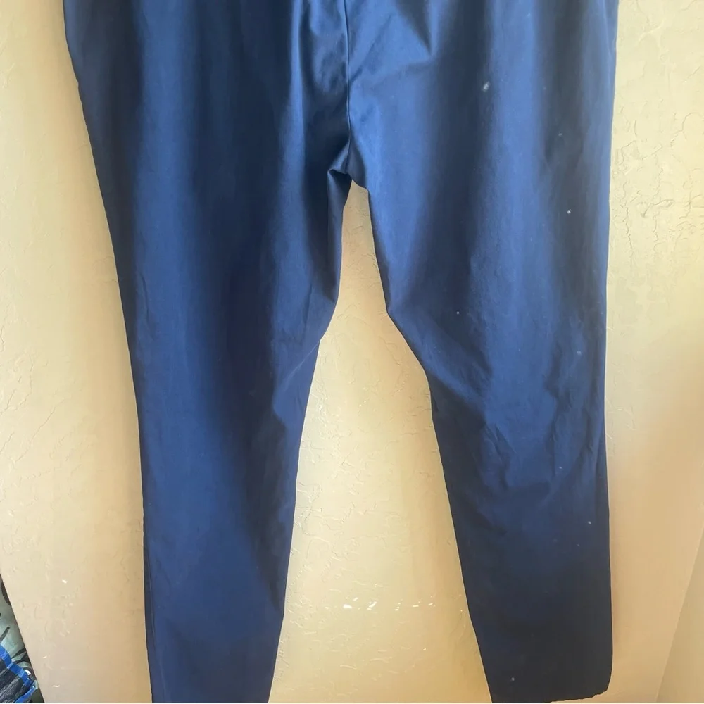 PETER MILLAR  GOLF FLAT FRONT TROUSER PANTS NAVY BLUE 36 X 35 SLIM FIT